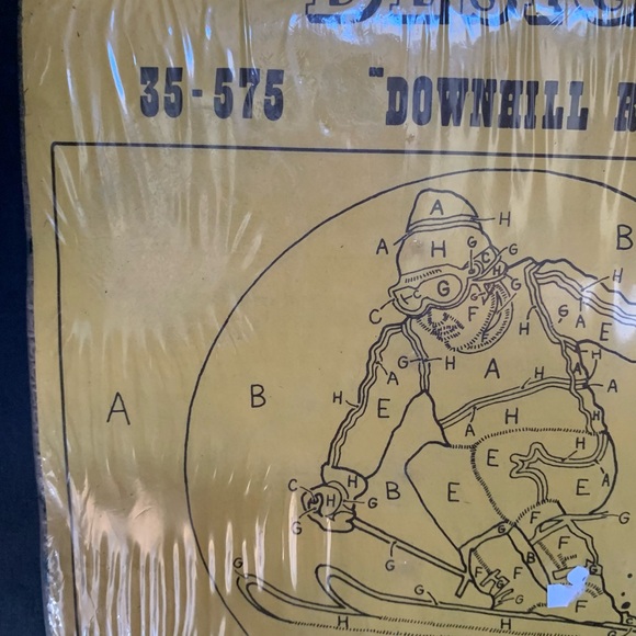 Vintage 1976 Rug Crafters downhill racer yarn rug pattern - Picture 4 of 12